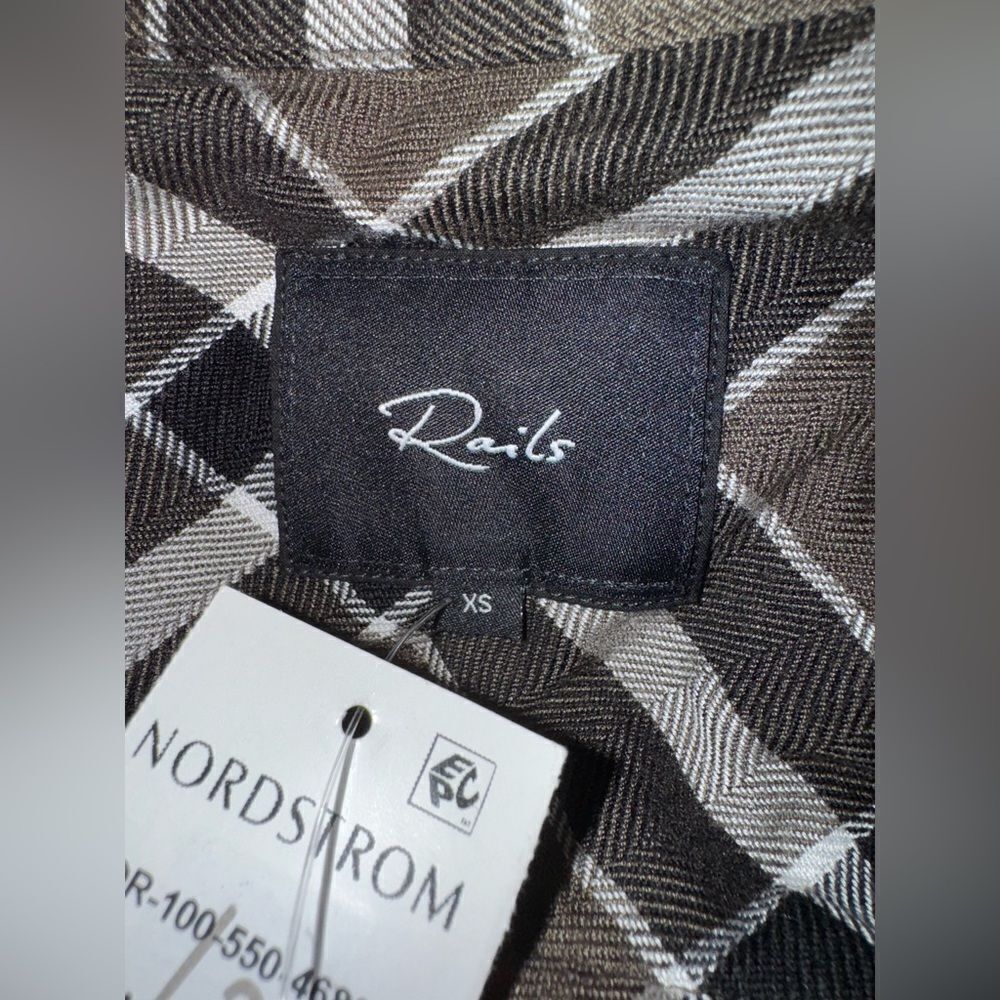 RAILS NWT Hunter Plaid Button Down in Kalamata Bl… - image 10